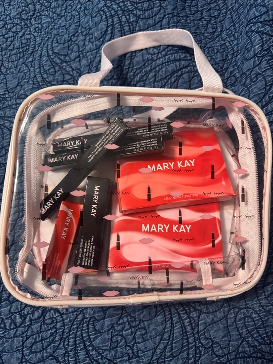 Mary Kay Other - Mary Kay Clear Cosmetic Bag with HUGE BEAUTY BUNDLE!!!!!